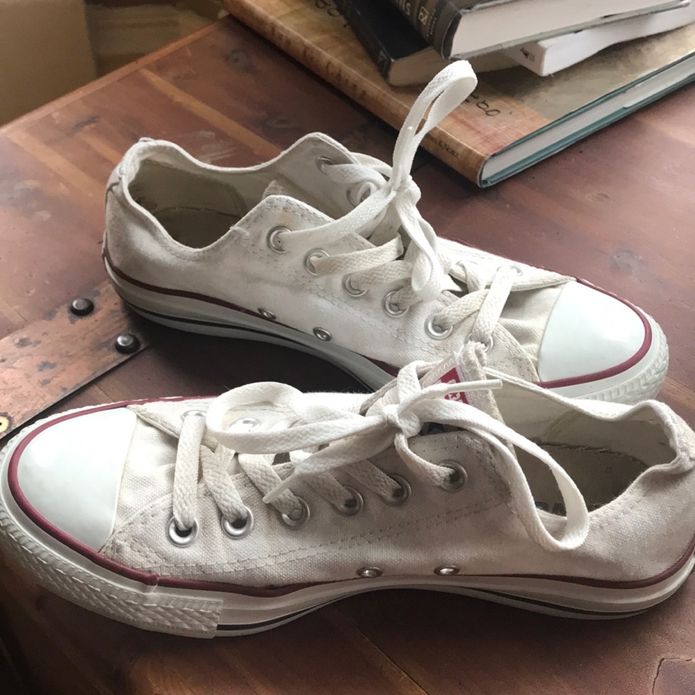 Converse white/cream sneakers